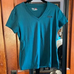 Fila Sport V-Neck Active Wear T-shirt